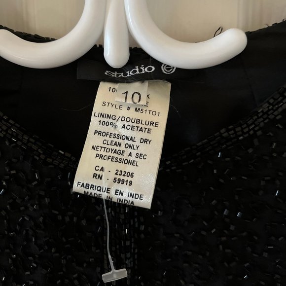 Formal Beaded Dress Jacket - Picture 12 of 13